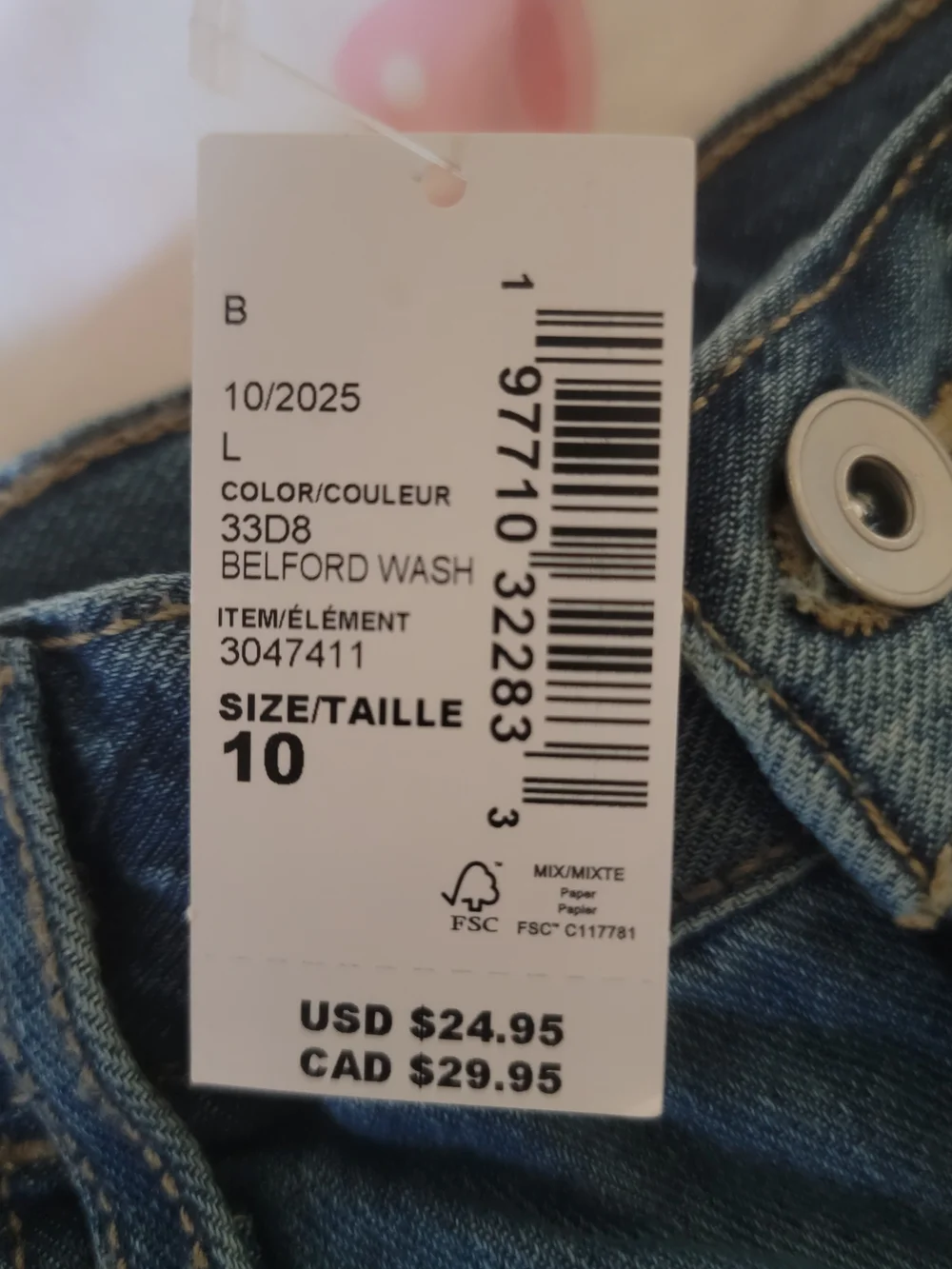 The Children's Place-Blue Flare-Leg Girl Jeans Size 10